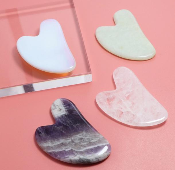 How to Use Jade Guasha Board for Face Lifting and Body Massage Therapy Routine
