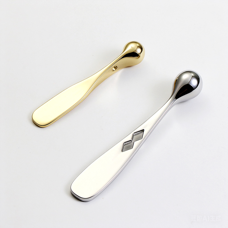 Skincare Cream Scoop Spatula Cosmetic Eye Massage Applicator 6.0cm Tadpole Shape