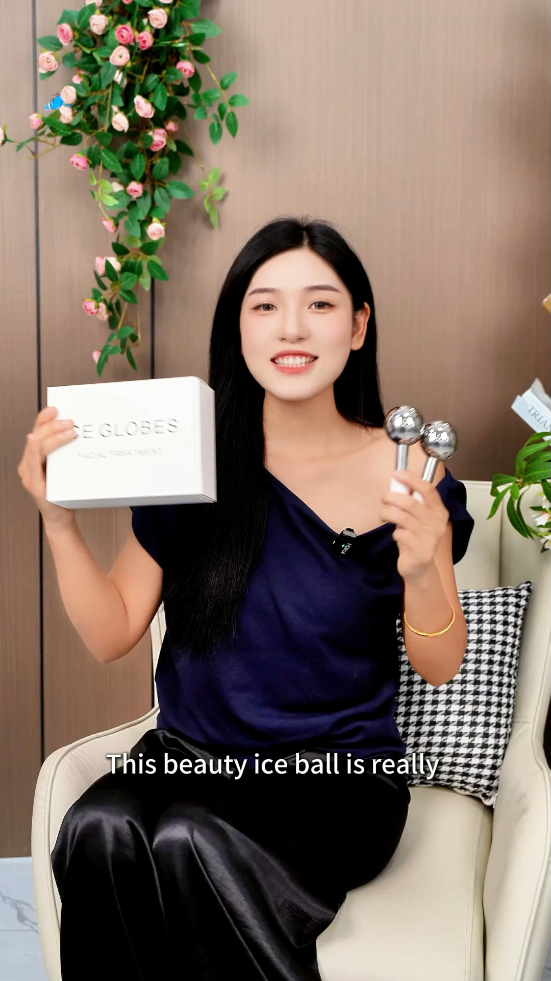 This beauty ice ball is really good for swollen face in the morning.